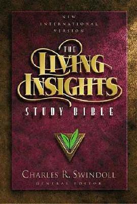 Living Insights Study Bible Burgundy by Anonymous, Anonymous, Charles R. Swindoll