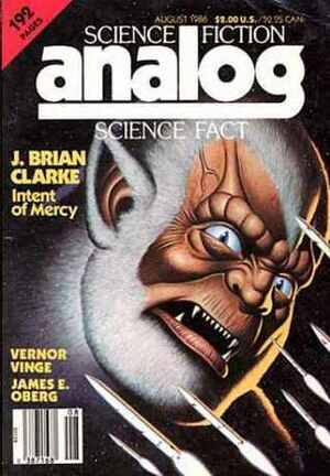 Analog Science Fiction and Fact, August 1986 by J. Brian Clarke, Stanley Schmidt