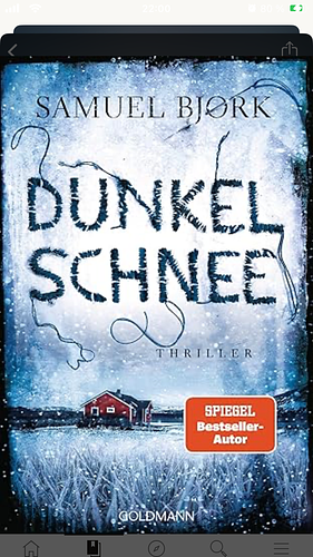 Dunkelschnee by Gabriele Haefs, Samuel Bjørk