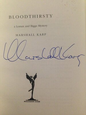 Blood-thirsty by Marshall Karp