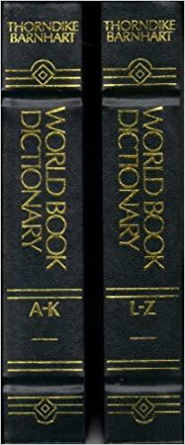 The World Book Dictionary by Robert K. Barnhart