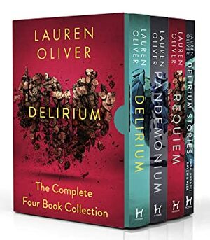 Delirium Series The Complete 4 Books Collection Box Set by Lauren Oliver (Delirium, Pandemonium, Requiem & Delirium Stories) by Lauren Oliver
