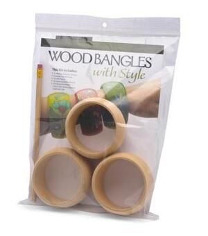 Wood Bangles with Style Kit: 3 Real Wood Bangles by Editors of Fox Chapel Publishing