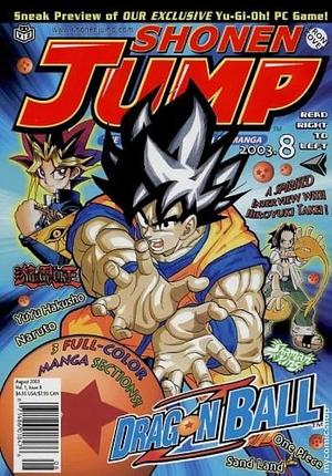 Shonen Jump August 2003, Vol. 1, Issue 8 by Eiichiro Oda, Masashi Kishimoto, Kazuki Takahashi, Hiroyuki Takei, Akira Toriyama, Yoshihiro Togashi