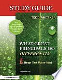 Study Guide: What Great Principals Do Differently: Eighteen Things That Matter Most by Beth Whitaker, Todd Whitaker, Jeffrey Zoul