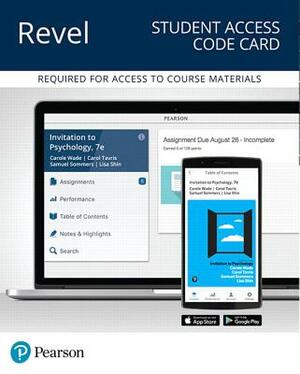 Revel for Invitation to Psychology -- Access Card by Samuel Sommers, Carole Wade, Carol Tavris