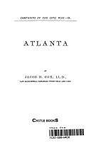 Atlanta by Inc, Book Sales, Jacob Dolson Cox