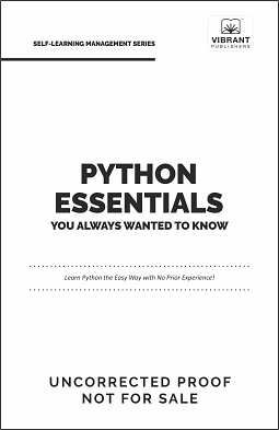 Python Essentials You Always Wanted to Know by Vibrant Publishers, Shawn Peters