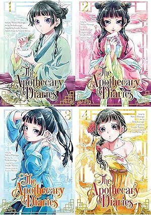 The Apothecary Diaries Vol. 1-4 Manga Bundle Set by Natsu Hyuuga