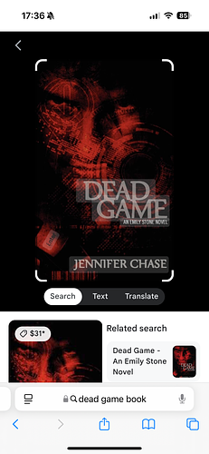 Dead Game: An Emily Stone Novel by Jennifer Chase