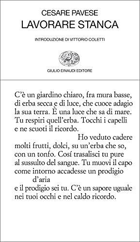 Lavorare stanca by Cesare Pavese