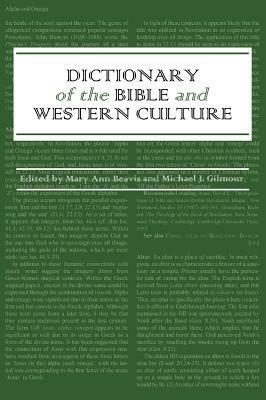 Dictionary of the Bible and Western Culture by Michael J. Gilmour, Mary Ann Beavis