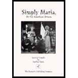 Simply Maria, Or, the American Dream: A One-Act Play by Josefina López