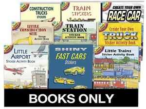 Little ACT Bk Cars, Planes & Trains Replen Pack 135 Bks by Dover Publications Inc