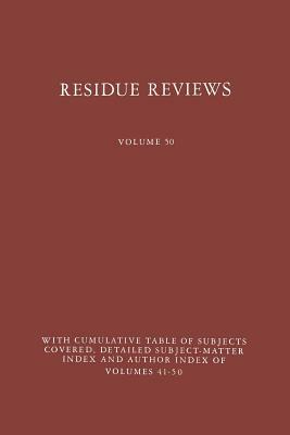 Residue Reviews by Francis a. Gunther