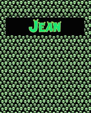 120 Page Handwriting Practice Book with Green Alien Cover Jean: Primary Grades Handwriting Book by Sheldon Franks