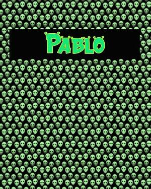 120 Page Handwriting Practice Book with Green Alien Cover Pablo: Primary Grades Handwriting Book by Sheldon Franks