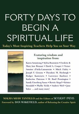 Forty Days to Begin a Spiritual Life: Today's Most Inspiring Teachers Help You on Your Way by Maura D. Shaw