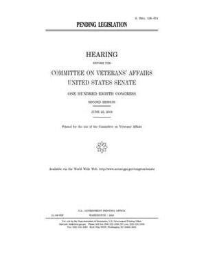 Pending legislation by United States Congress, United States Senate, Committee On Veterans (senate)