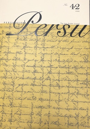 Persuasions: The Jane Austen Journal #42 by The Jane Austen Society