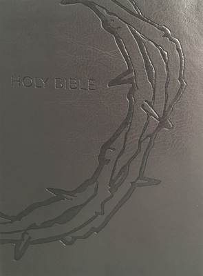 KJV Sword Study Bible Giant Print Designer Charcoal Ultrasoft Crown of Thorns Indexed by Whitaker House