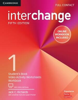 Interchange Level 1 Full Contact with Online Self-Study and Online Workbook by Jack C. Richards