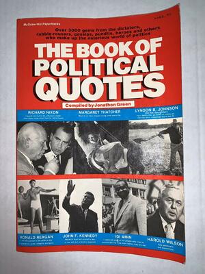 The Book of Political Quotes by Jonathon Green