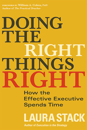 Doing the Right Things Right: How the Effective Executive Spends Time by William A. Cohen, Laura Stack