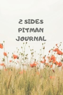 2 Sides: 90 Pages of 6 X 9 Inch Bound Pitman College Ruled Half and Half Vertical Separation White Pages by Larry Sparks