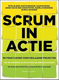 Scrum in actie by Maarten Bruns, Gidion Peters, Marielle Roozemond, Martin Bruggink, Petra de Boer, Willy Wijnands, Nienke van de Hoef