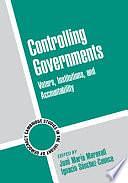 Controlling Governments: Voters, Institutions, and Accountability by José María Maravall, Ignacio Sánchez-Cuenca