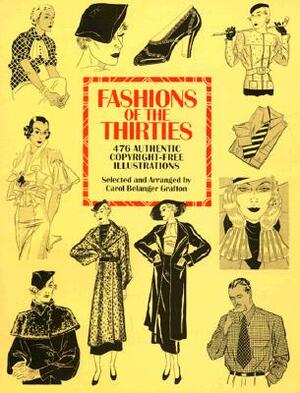 Fashions of the Thirties: 476 Authentic Copyright-Free Illustrations by 