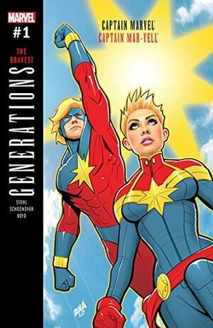 Generations: Captain Marvel & Captain Mar-Vell #1 by Brent Schoonover, David Nakayama, Margaret Stohl