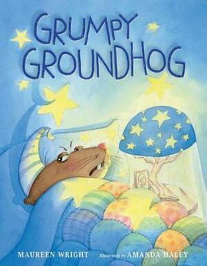 Grumpy Groundhog by Maureen Wright, Amanda Haley