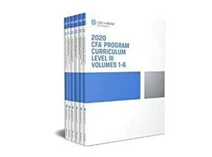 Cfa Program Curriculum 2020 Level III, Volumes 1 - 6, Box Set by CFA Institute