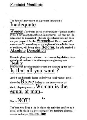 The Feminist Manifesto by Mina Loy