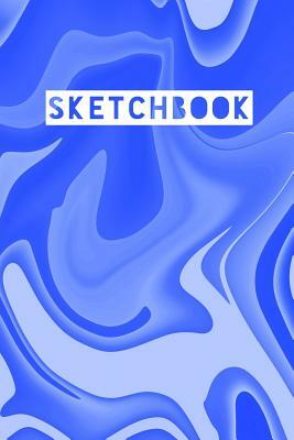 Sketchbook: Abstract Liquid Marble Blue Design by Frasier Cheng-Binns