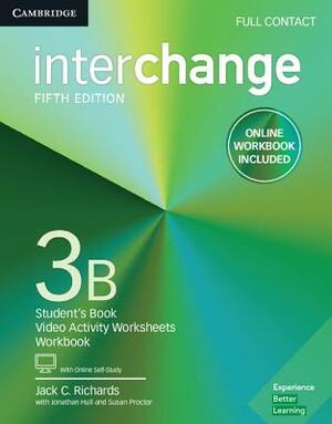 Interchange Level 3b Full Contact with Online Self-Study and Online Workbook by Jack C. Richards