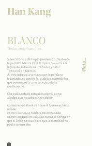 Blanco by Han Kang