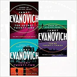 Stephanie plum series top secret twenty-one, tricky twenty-two, turbo twenty-three 3 books collection set by Janet Evanovich