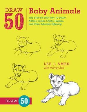 Draw 50 Baby Animals: The Step-By-Step Way to Draw Kittens, Lambs, Chicks, Puppies, and Other Adorable Offspring by Lee J. Ames, Murray Zak