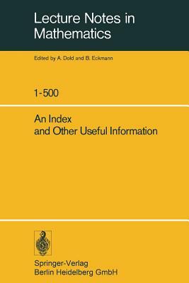 An Index and Other Useful Information by B. Eckmann, A. Dold