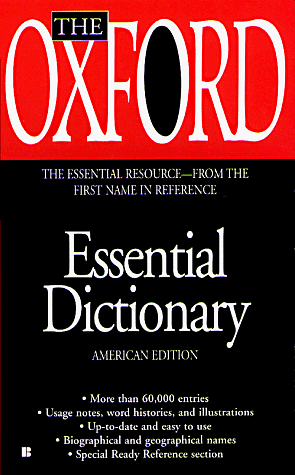 The Oxford Essential Dictionary by Oxford University Press