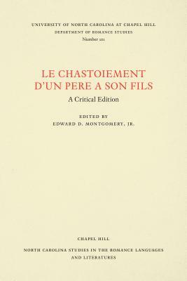 Le Chastoiement d'Un Père À Son Fils: A Critical Edition by Petrus Alphonsi