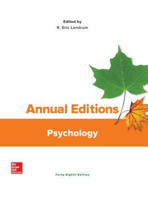 Annual Editions: Psychology by R. Eric Landrum