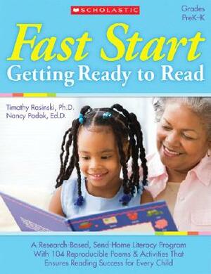 Fast Start: Getting Ready to Read: Grades PreK-K [With 30 Motivational Stickers] by Timothy Rasinski, Timothy V. Rasinski, Nancy Padak