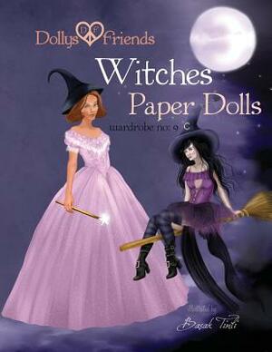 Dollys and Friends, Witches Paper Dolls, Wardrobe No: 9 by Basak Tinli, Dollys and Friends