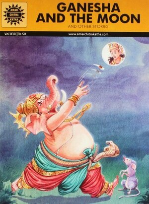 Ganesh And The moon by Prabha Nair