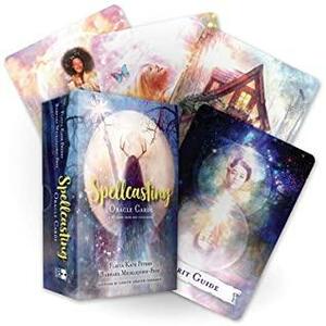 Spellcasting Oracle Cards: A 48-Card Deck and Guidebook by Barbara Meiklejohn-Free, Lisbeth Cheever-Gessaman, Artwork by Lisbeth Cheever-Gessaman, Flavia Kate Peters
