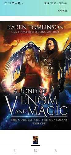 A Bond of Venom and Magic by Karen Tomlinson